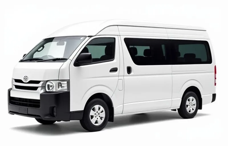 Toyota Hiace Grand Cabin for rent with driver