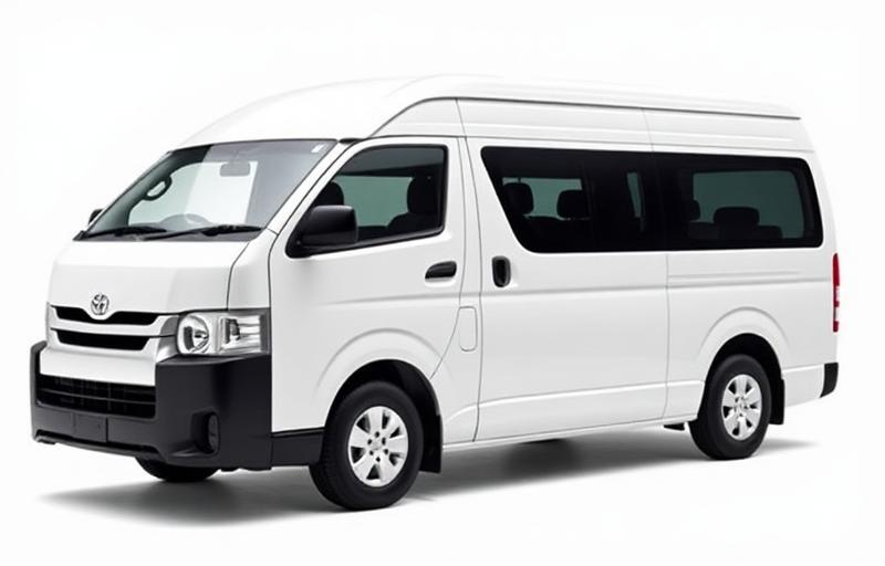 Toyota Hiace Grand Cabin for rent with driver